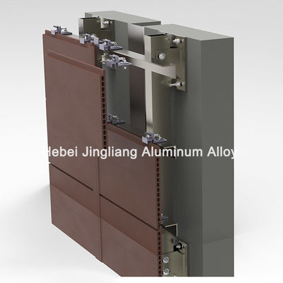 ποιότητας  20mm Thickness Terracotta Facade Support System εργοστάσιο