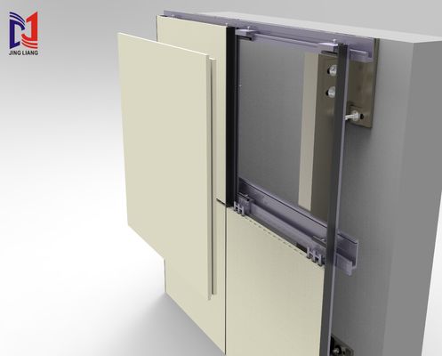 Σύστημα Στήριξης Αεριζόμενης Όψης από Τερακότα για Πάνελ Τερακότας 19mm