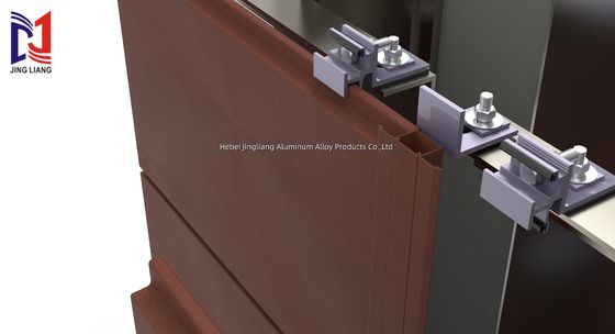 Σύστημα υποστήριξης αερισμού προσόψεως από τερακότα για 20 mm πάνελ με υψηλή αντοχή