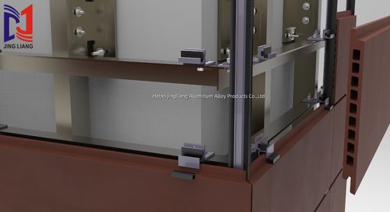 Σύστημα Στήριξης Αεριζόμενης Όψης από Τερακότα για Πάνελ 30mm με Υψηλές Επιδόσεις Κατασκευής